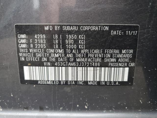 Photo 9 VIN: 4S3GTAM63J3721486 - SUBARU IMPREZA SP 