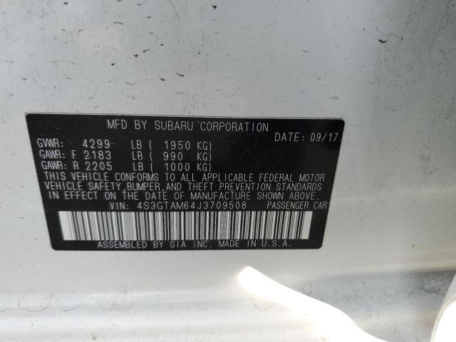 Photo 11 VIN: 4S3GTAM64J3709508 - SUBARU IMPREZA SP 