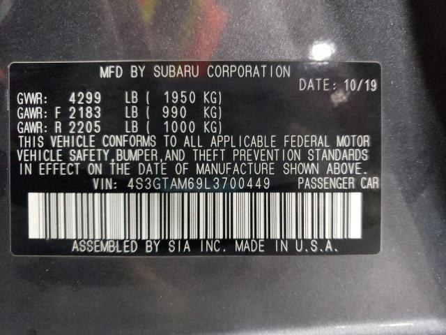 Photo 12 VIN: 4S3GTAM69L3700449 - SUBARU IMPREZA SP 