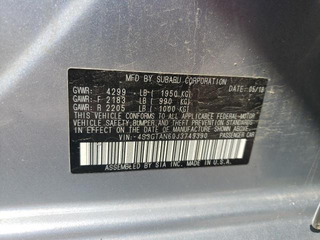 Photo 11 VIN: 4S3GTAN60J3749390 - SUBARU IMPREZA LI 