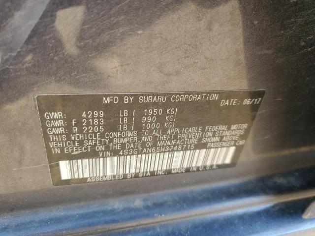 Photo 11 VIN: 4S3GTAN65H3748715 - SUBARU IMPREZA LI 