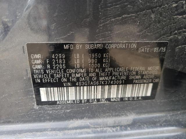 Photo 11 VIN: 4S3GTAS67K3743091 - SUBARU IMPREZA LI 