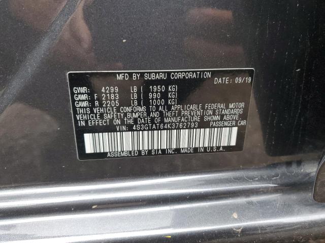 Photo 11 VIN: 4S3GTAT64K3762793 - SUBARU IMPREZA LI 