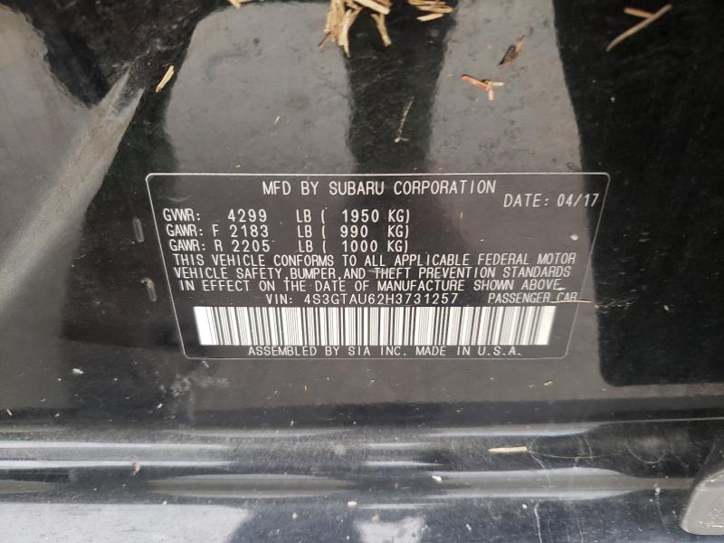 Photo 9 VIN: 4S3GTAU62H3731257 - SUBARU IMPREZA LI 