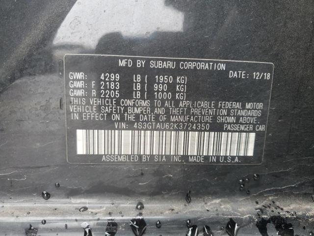 Photo 12 VIN: 4S3GTAU62K3724350 - SUBARU IMPREZA LI 