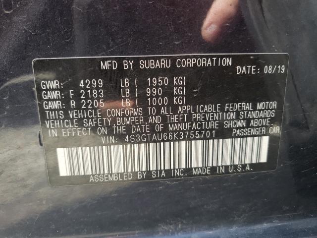 Photo 9 VIN: 4S3GTAU66K3755701 - SUBARU IMPREZA LI 