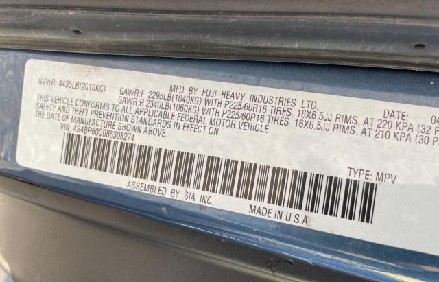 Photo 9 VIN: 4S4BP60C086308274 - SUBARU LEGACY 