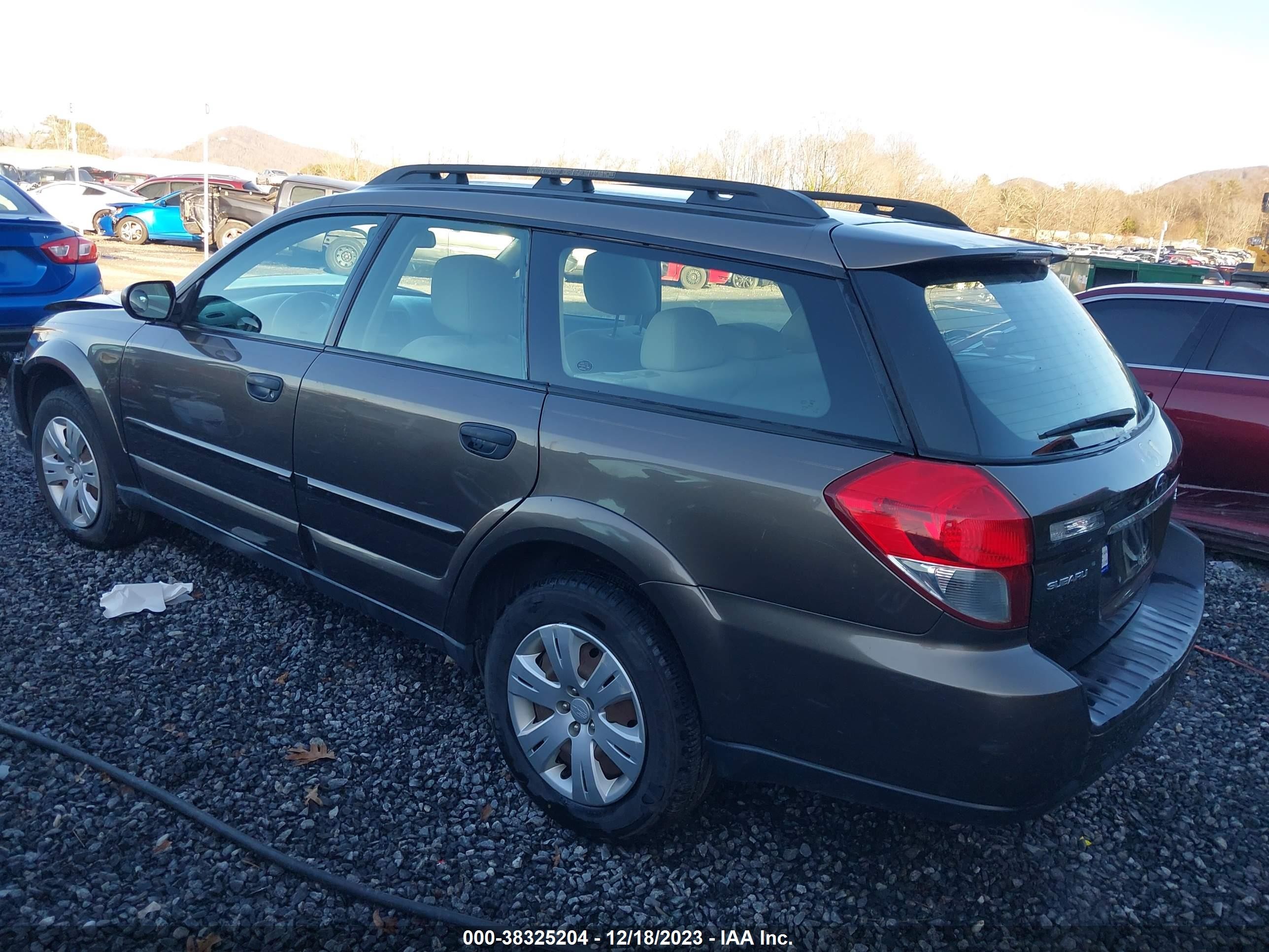 Photo 2 VIN: 4S4BP60C097329931 - SUBARU OUTBACK 