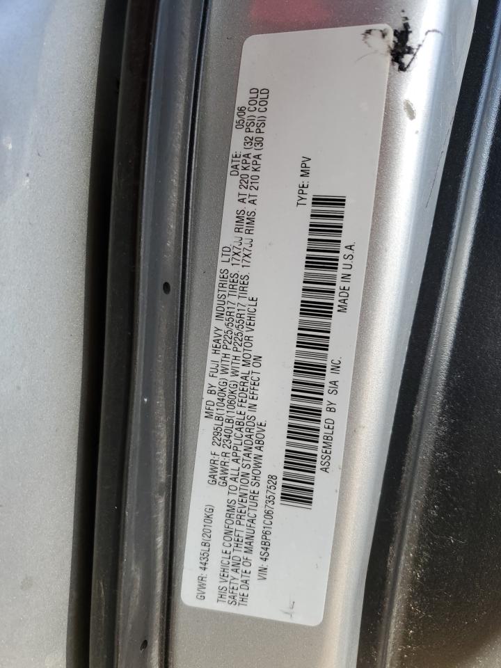 Photo 12 VIN: 4S4BP61C067357528 - SUBARU LEGACY 