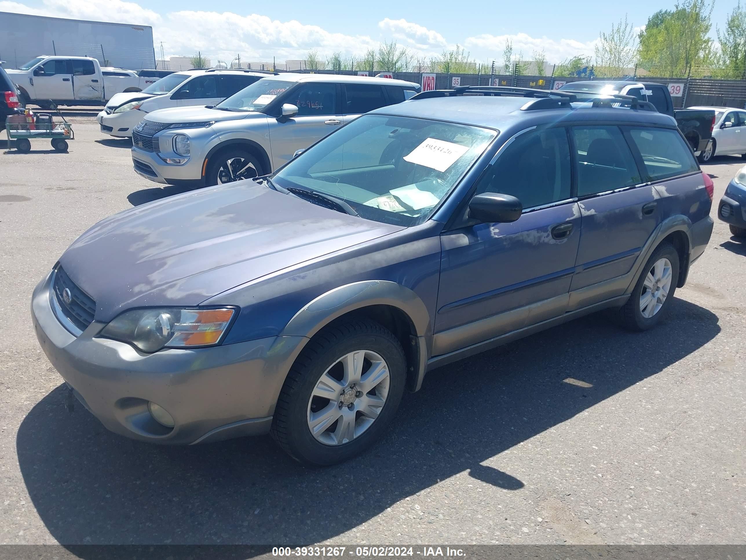 Photo 1 VIN: 4S4BP61C257342284 - SUBARU OUTBACK 