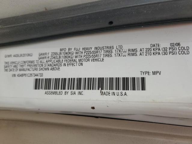 Photo 11 VIN: 4S4BP61C267344733 - SUBARU LEGACY OUT 