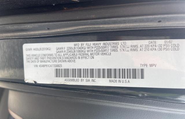 Photo 9 VIN: 4S4BP61C477338823 - SUBARU OUTBACK 