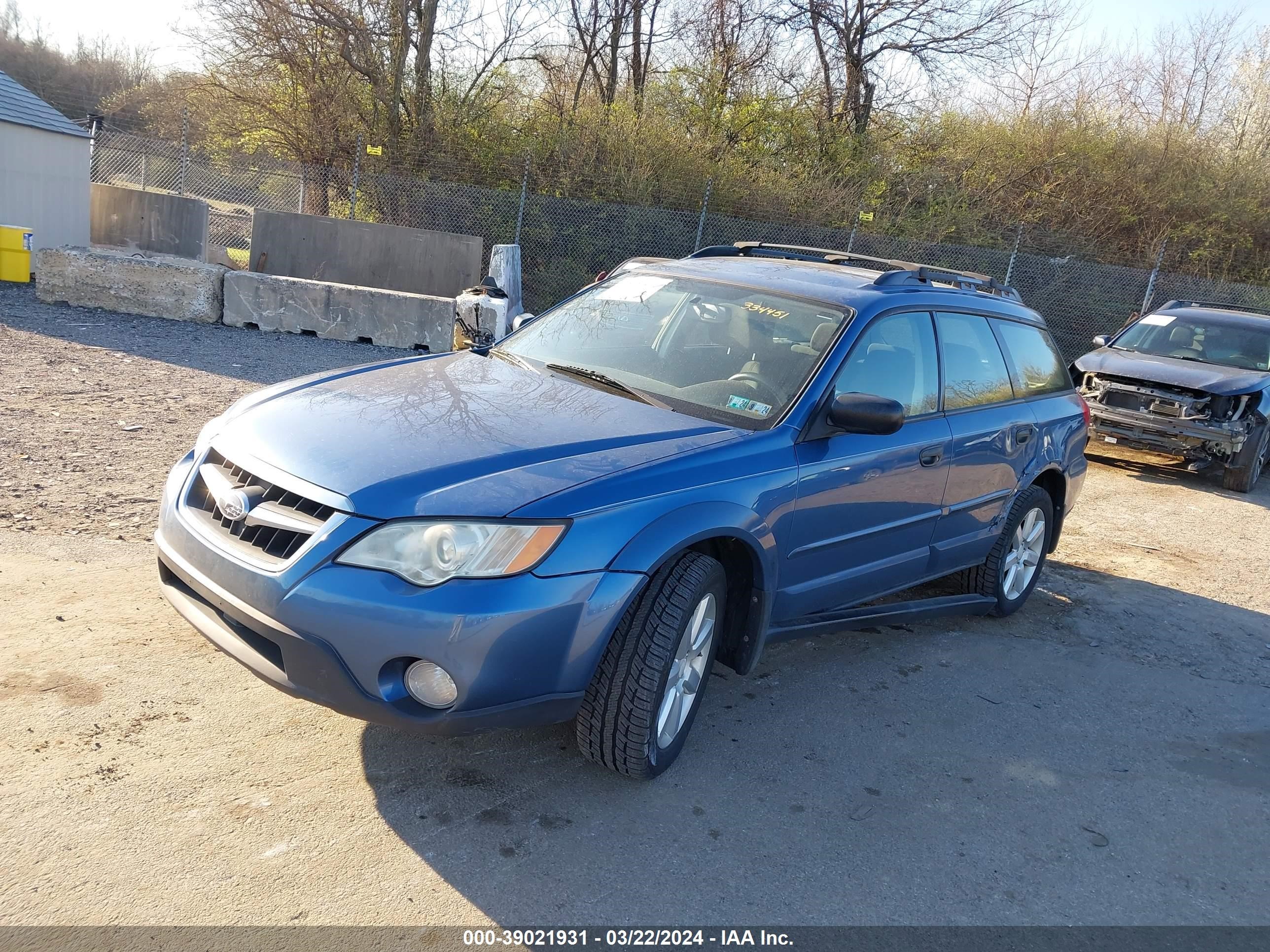 Photo 1 VIN: 4S4BP61C487334451 - SUBARU OUTBACK 