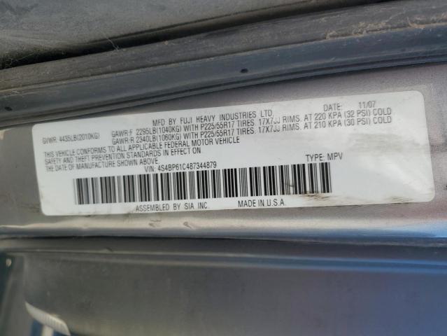 Photo 11 VIN: 4S4BP61C487344879 - SUBARU OUTBACK 