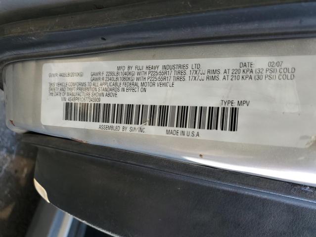 Photo 11 VIN: 4S4BP61C677343909 - SUBARU OUTBACK OU 