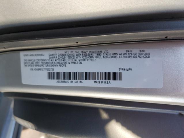 Photo 11 VIN: 4S4BP61C777302723 - SUBARU OUTBACK OU 