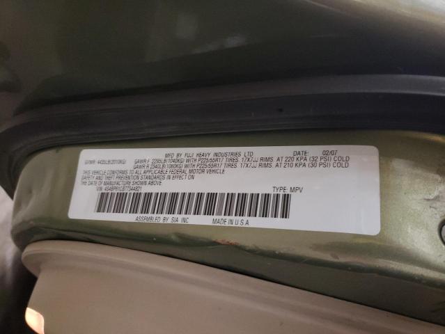 Photo 12 VIN: 4S4BP61C877344821 - SUBARU OUTBACK OU 