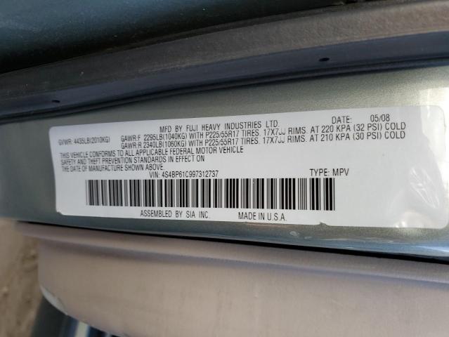 Photo 13 VIN: 4S4BP61C997312737 - SUBARU OUTBACK 