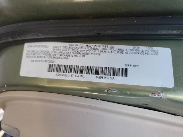 Photo 12 VIN: 4S4BP61CX67325251 - SUBARU LEGACY OUT 