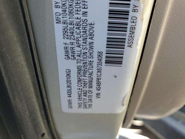 Photo 11 VIN: 4S4BP61CX67354068 - SUBARU LEGACY OUT 