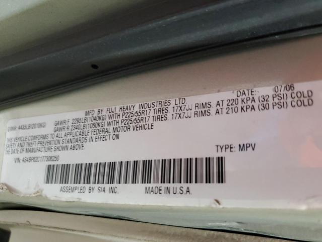 Photo 12 VIN: 4S4BP62C177306250 - SUBARU OUTBACK 