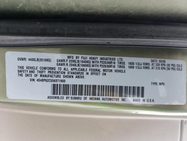 Photo 12 VIN: 4S4BP62C556371900 - SUBARU LEGACY 