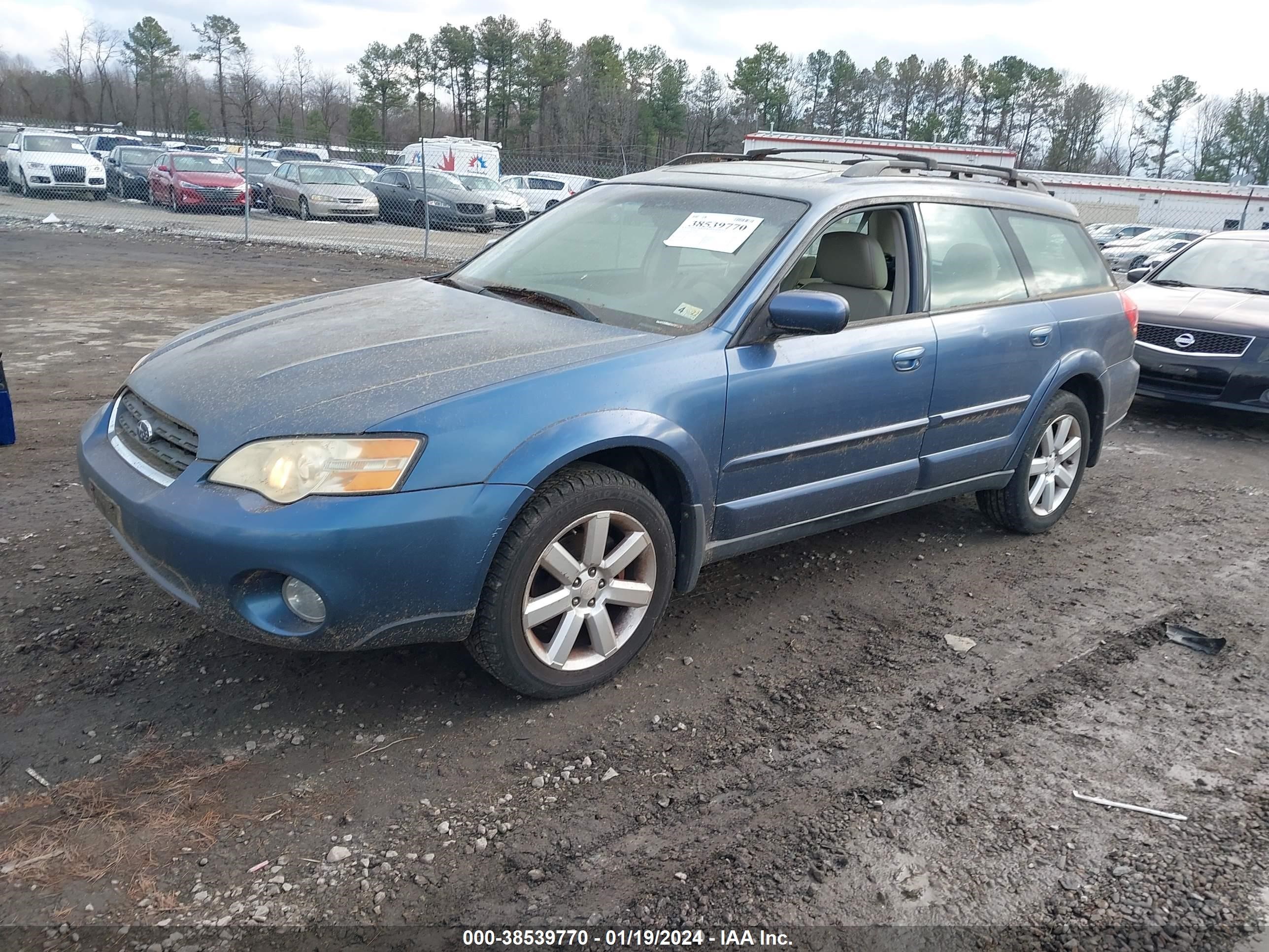 Photo 1 VIN: 4S4BP62C867324288 - SUBARU OUTBACK 