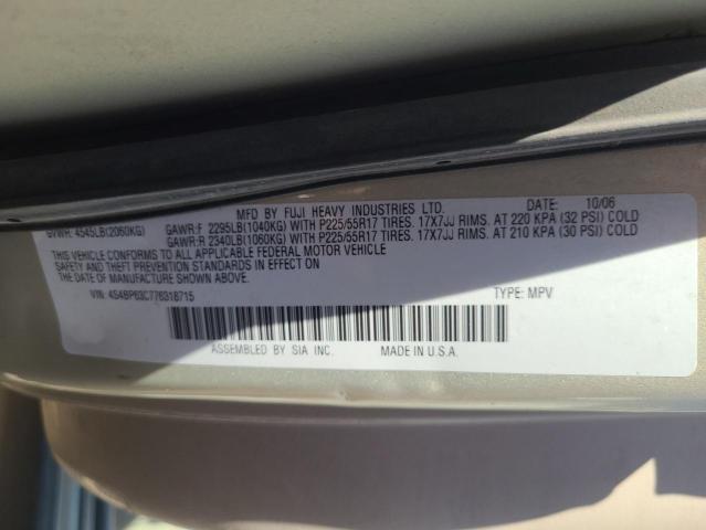 Photo 12 VIN: 4S4BP63C776318715 - SUBARU LEGACY 