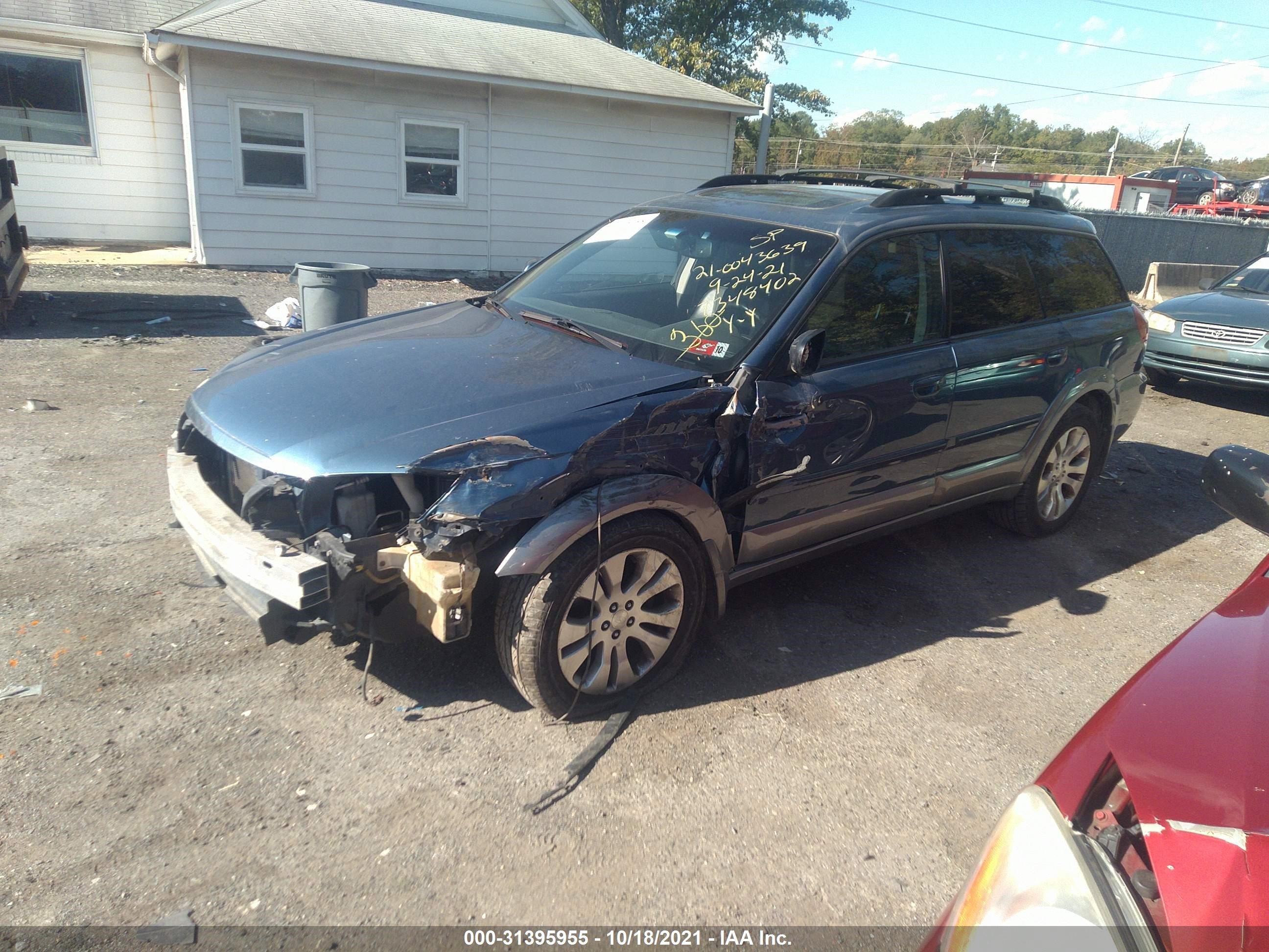 Photo 1 VIN: 4S4BP66C397348402 - SUBARU OUTBACK 