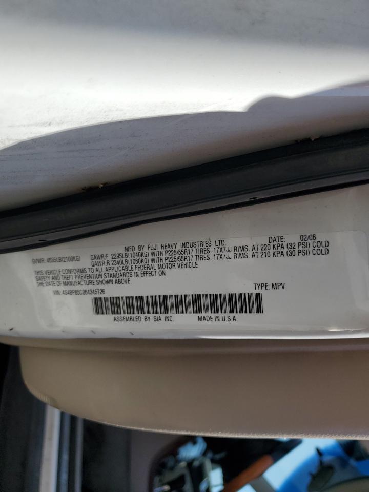 Photo 11 VIN: 4S4BP85C064345726 - SUBARU LEGACY 