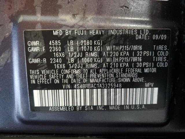 Photo 11 VIN: 4S4BRBAC1A3325948 - SUBARU OUTBACK 2. 