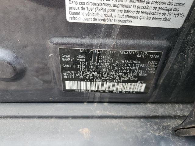 Photo 11 VIN: 4S4BRBAC1A3349702 - SUBARU OUTBACK 