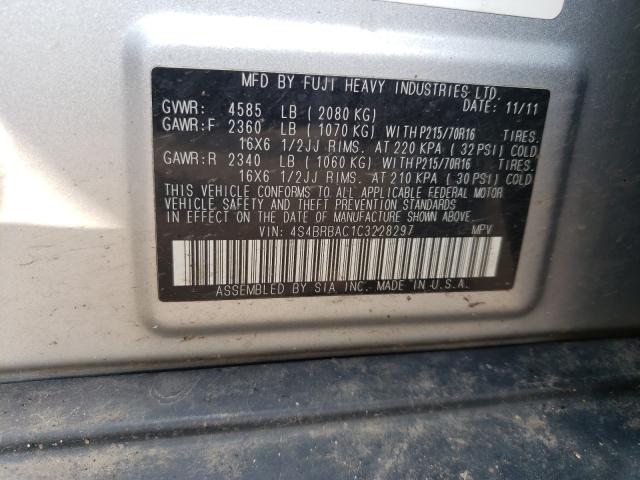 Photo 9 VIN: 4S4BRBAC1C3228297 - SUBARU OUTBACK 2. 