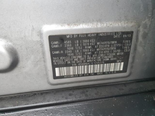 Photo 12 VIN: 4S4BRBAC1E1235376 - SUBARU OUTBACK 2. 