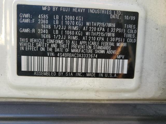 Photo 12 VIN: 4S4BRBAC3A3332674 - SUBARU OUTBACK 2. 