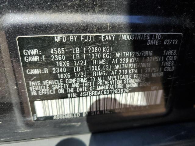 Photo 12 VIN: 4S4BRBAC6D1283826 - SUBARU OUTBACK 