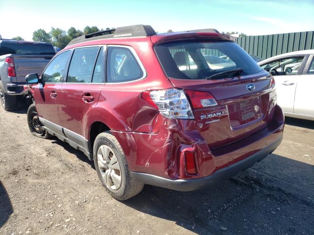 Photo 2 VIN: 4S4BRBAC7B1349619 - SUBARU OUTBACK 2. 