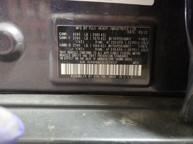 Photo 9 VIN: 4S4BRBBC9C3274037 - SUBARU OUTBACK 