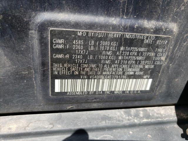 Photo 11 VIN: 4S4BRBCC4E3291796 - SUBARU OUTBACK 