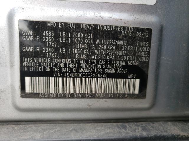 Photo 9 VIN: 4S4BRBCC5C3266340 - SUBARU OUTBACK 2. 