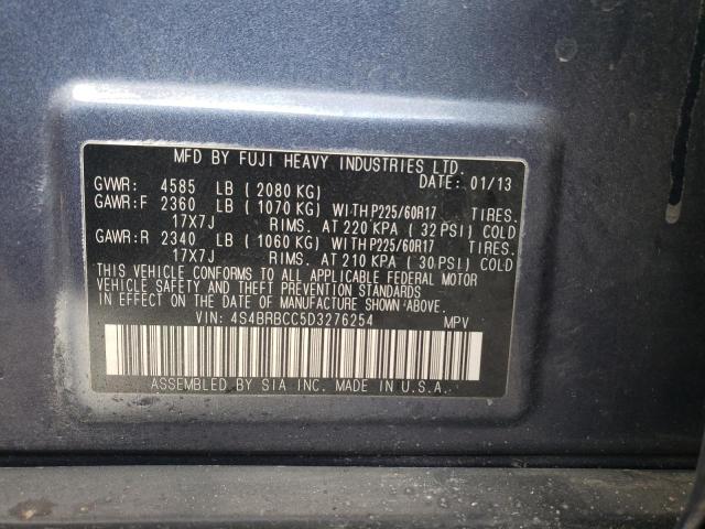 Photo 9 VIN: 4S4BRBCC5D3276254 - SUBARU OUTBACK 2. 