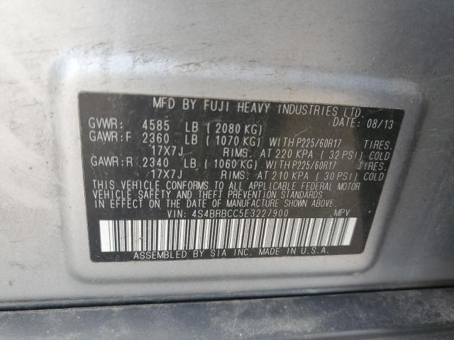 Photo 12 VIN: 4S4BRBCC5E3227900 - SUBARU OUTBACK 