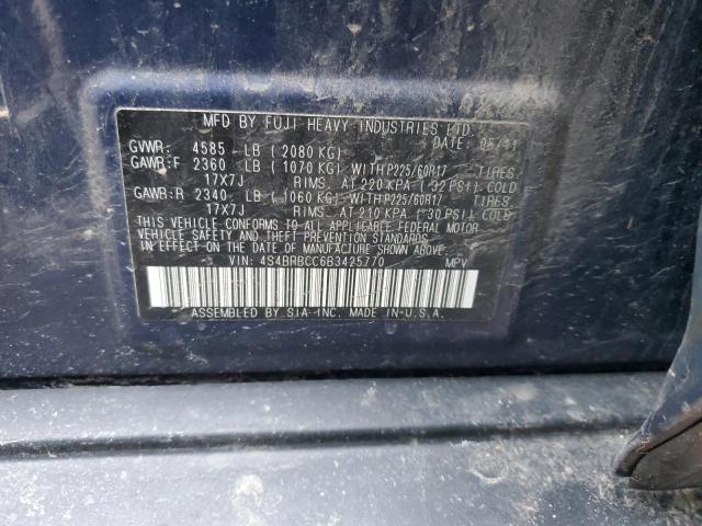 Photo 12 VIN: 4S4BRBCC6B3425770 - SUBARU OUTBACK 