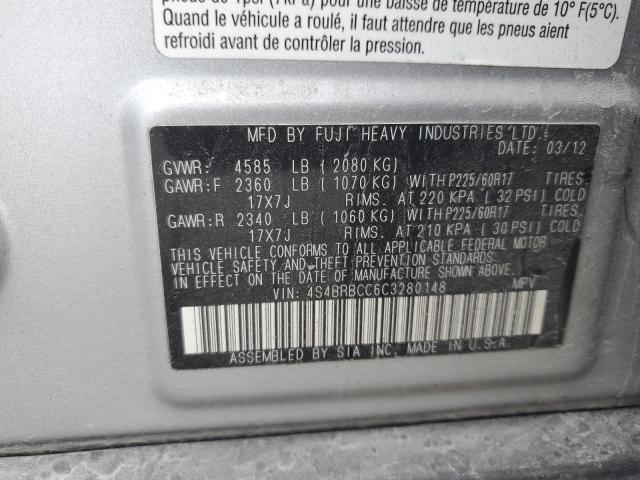 Photo 12 VIN: 4S4BRBCC6C3280148 - SUBARU OUTBACK 2. 