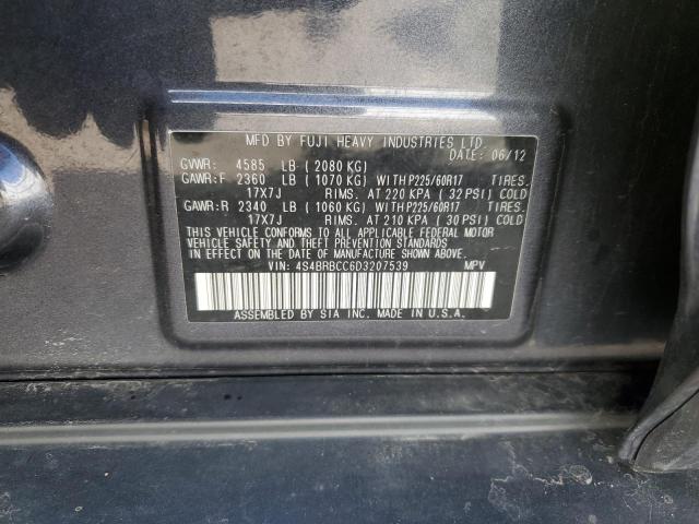 Photo 12 VIN: 4S4BRBCC6D3207539 - SUBARU OUTBACK 