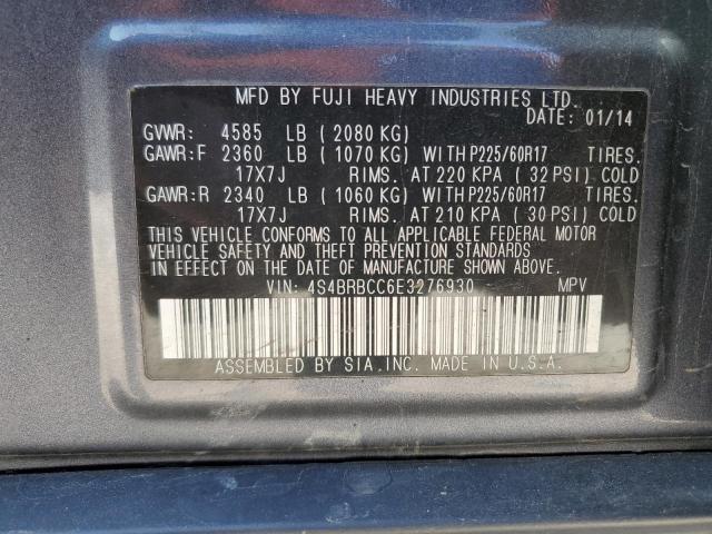 Photo 12 VIN: 4S4BRBCC6E3276930 - SUBARU OUTBACK 