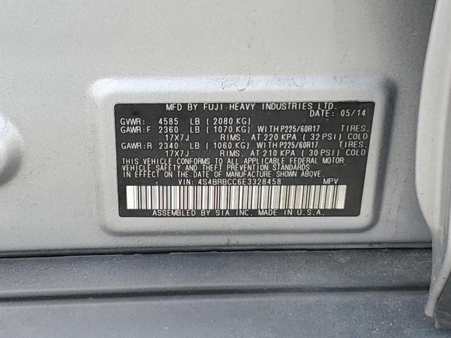 Photo 12 VIN: 4S4BRBCC6E3328458 - SUBARU OUTBACK 2. 