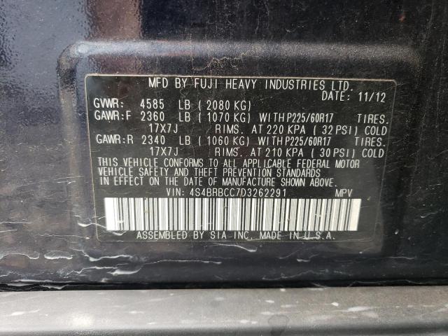 Photo 13 VIN: 4S4BRBCC7D3262291 - SUBARU OUTBACK 