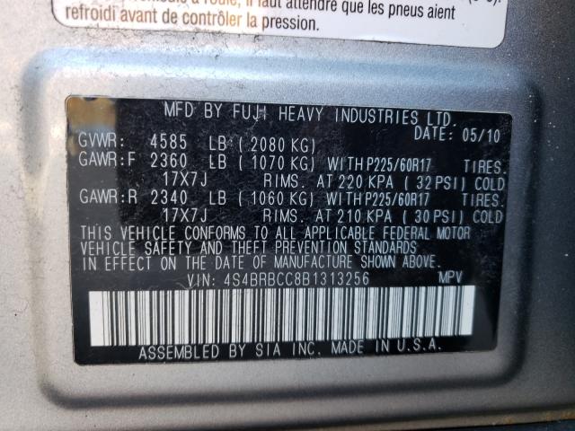 Photo 9 VIN: 4S4BRBCC8B1313256 - SUBARU OUTBACK 2. 