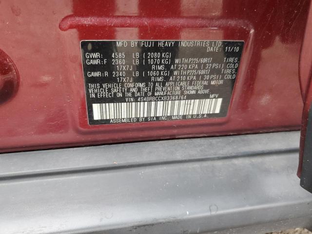 Photo 11 VIN: 4S4BRBCCXB3368764 - SUBARU OUTBACK 